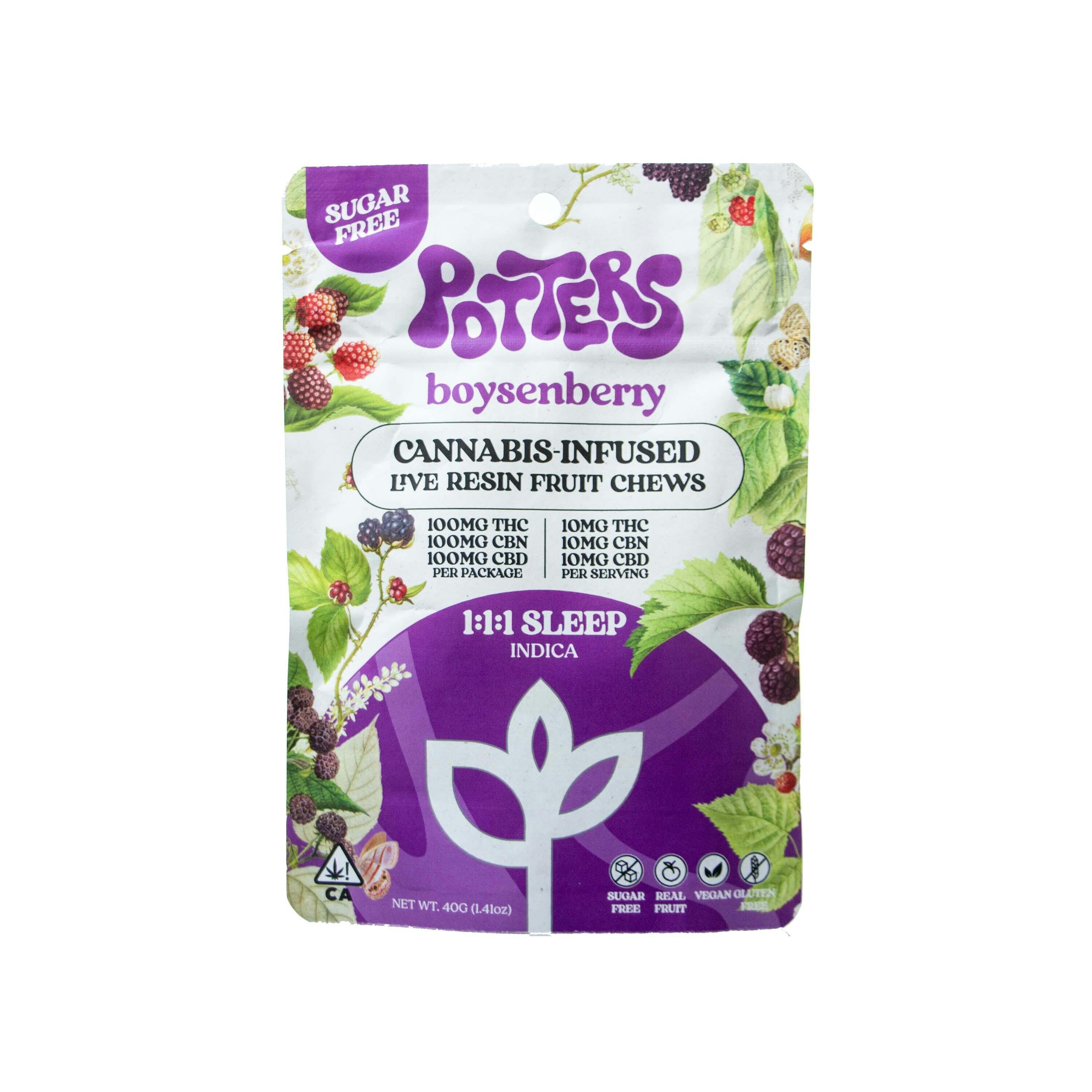 Potters: Free Boysenberry Live Fruit Chew