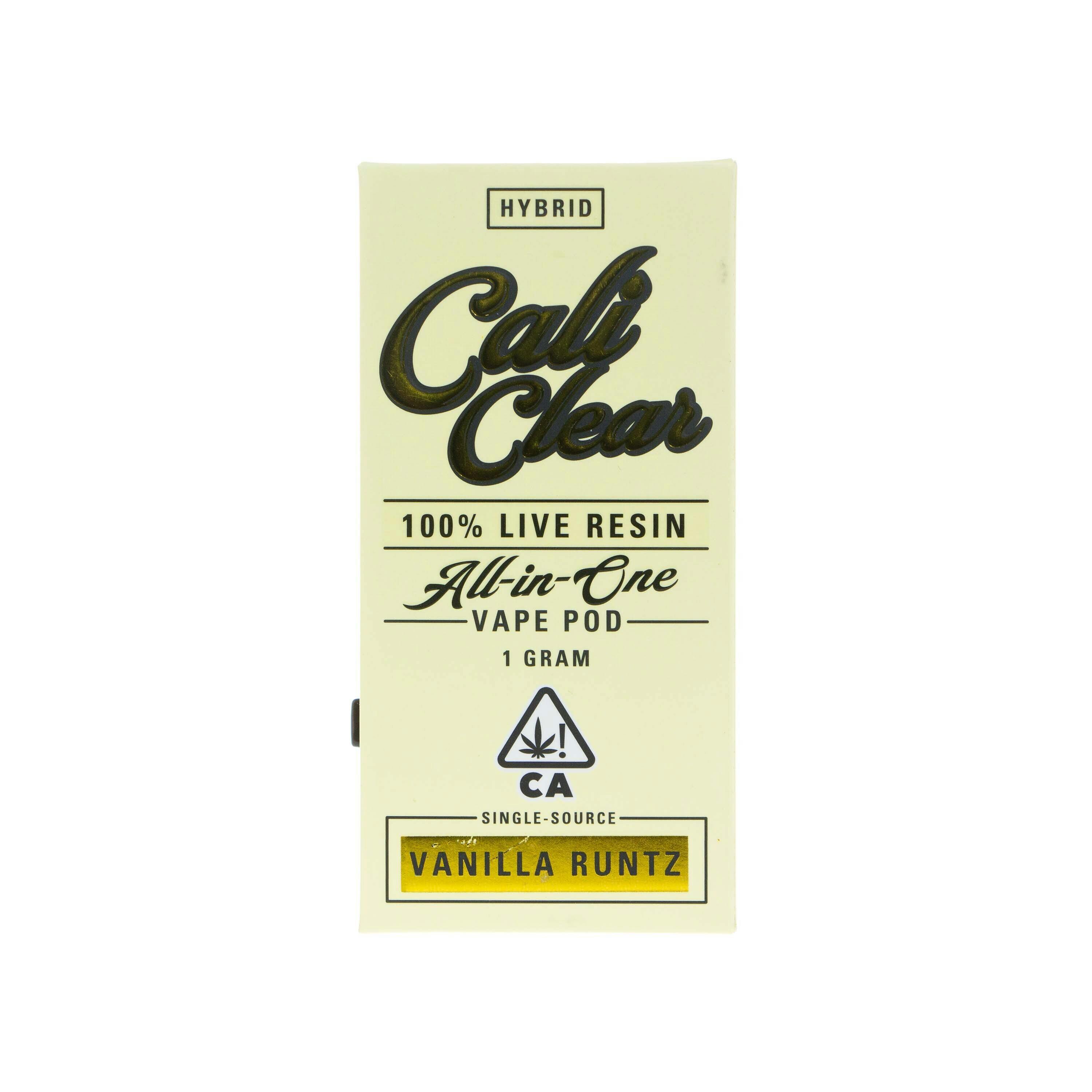 Cali Clear — Vanilla Runtz