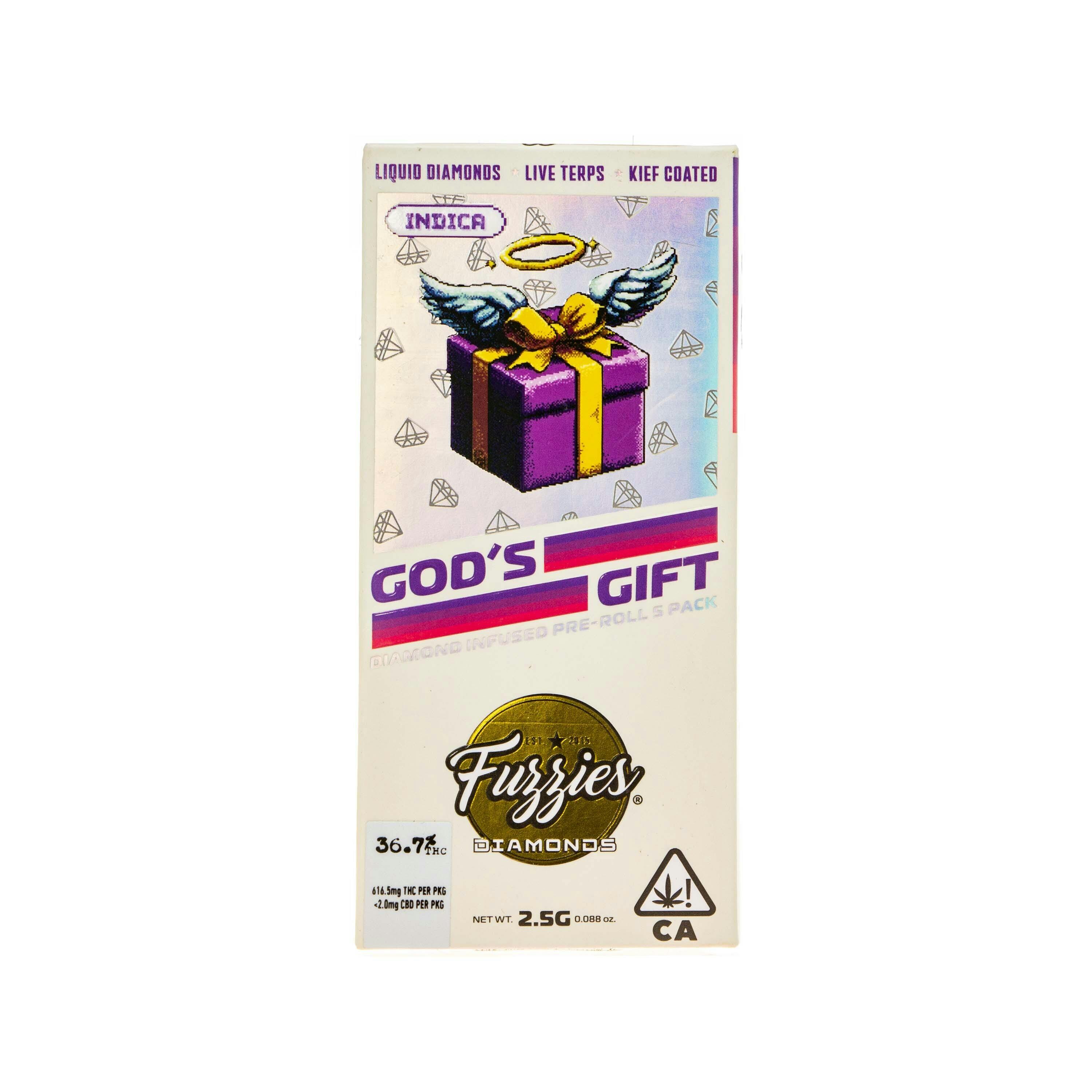 Fuzzies | God's Gift Infused Pre-roll Pack (2.5g)