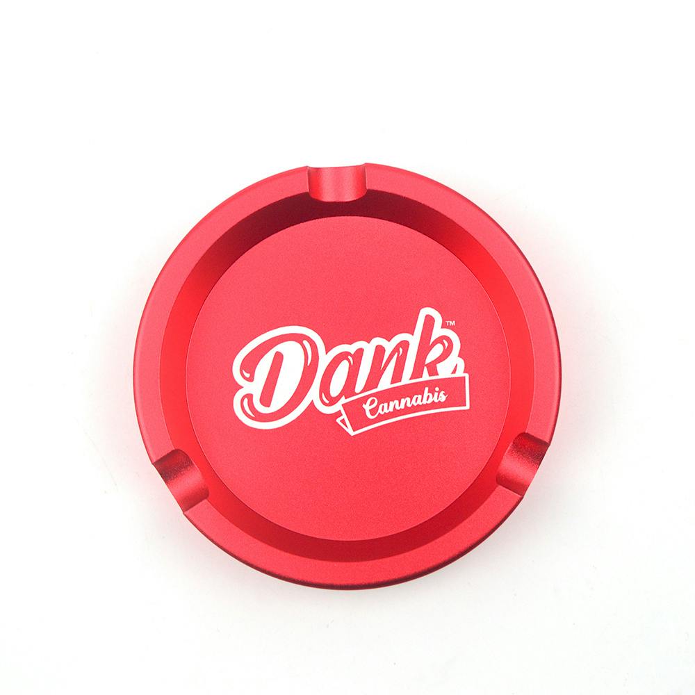 Dank Logo | Aluminum Ashtray | Red