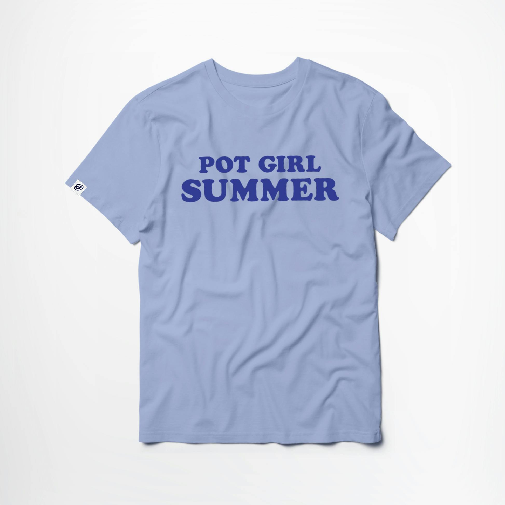Dank Tee | Pot Girl Summer | Blue | Small