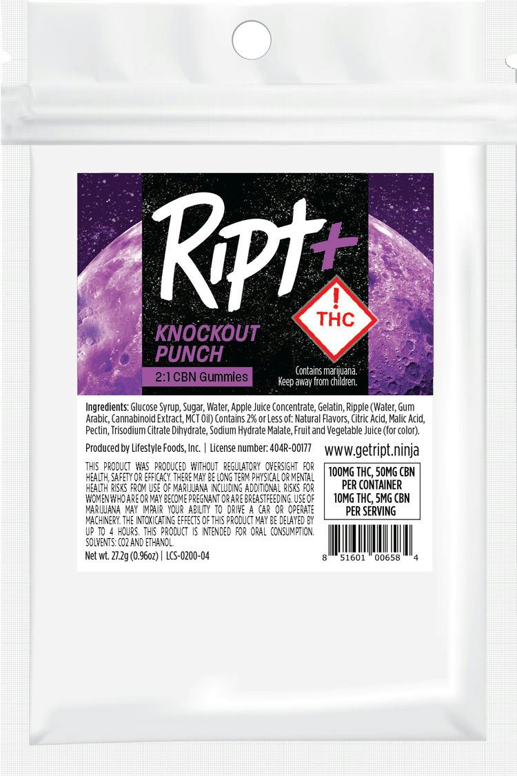 2:1 Sleep - Knockout Punch (100mg THC | 50mg CBN)