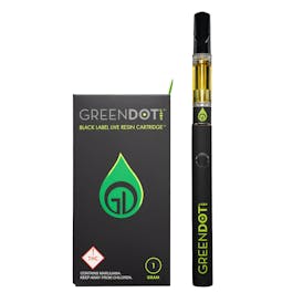 GDL Black Label Live Resin Cartridge (1g) | Gas Cap