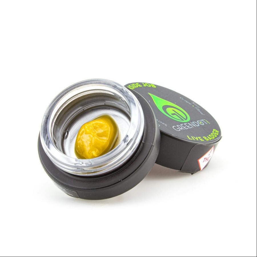 Green Dot | 1g Rosin Badder | ROYGBIV Blue