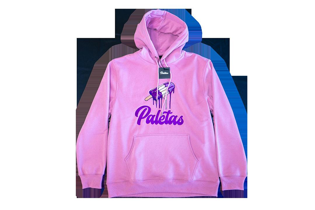 Paletas Purple/Purple Logo Pullover Hoodie (Small)