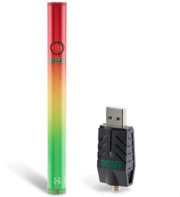 OOZE: Rasta Slim Twist Pen 2.0 Carto
