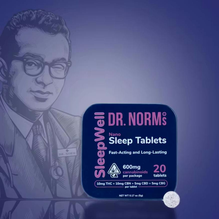 Dr. Norm's Sleep Well Fast Acting Sleep Tablets 20pk 600mg