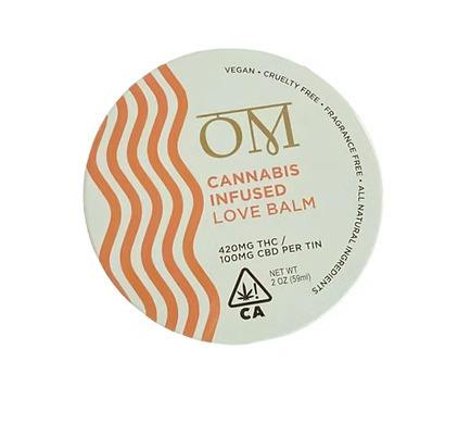 OM Love Balm THC:CBD 2oz 520mg