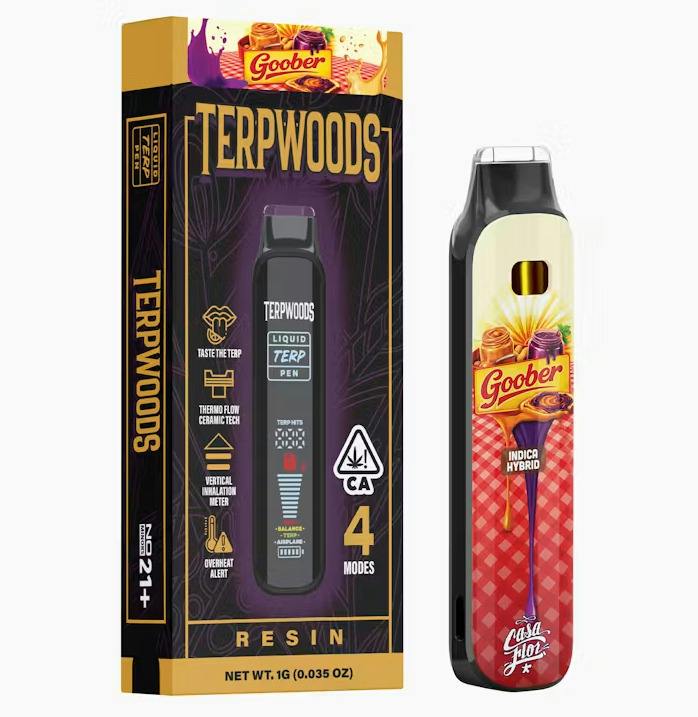 Terpwoods Goober Indica Hybrid Live Resin AIO 1g