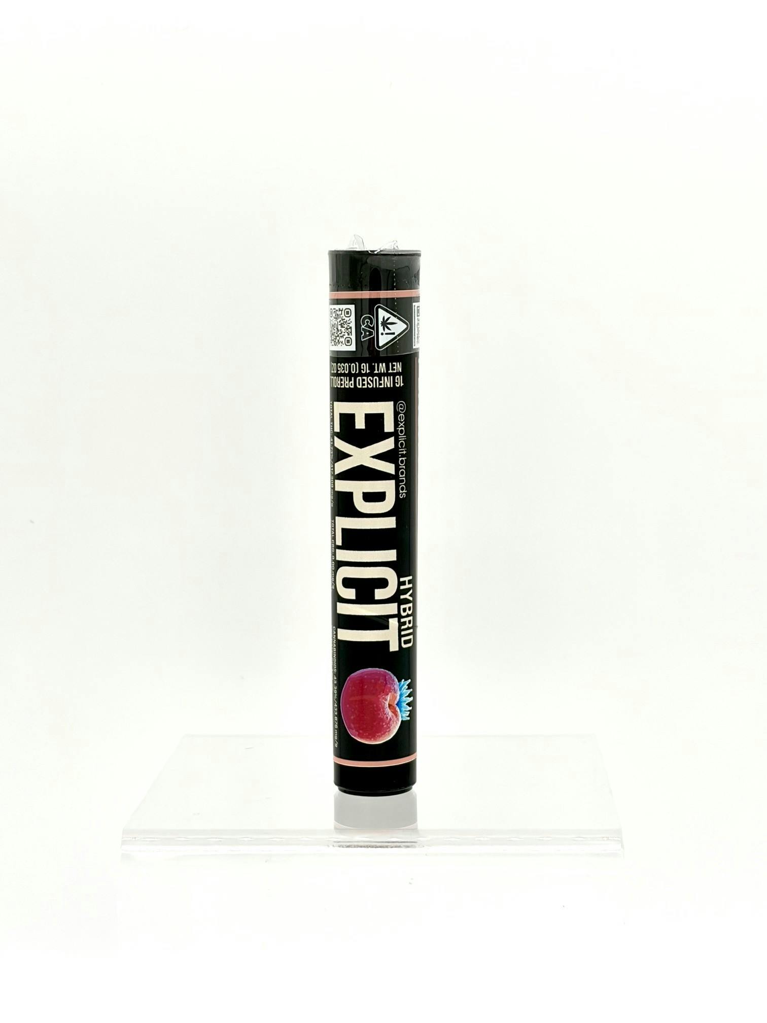 Explicit Peach Frost Hybrid Infused Preroll 1g
