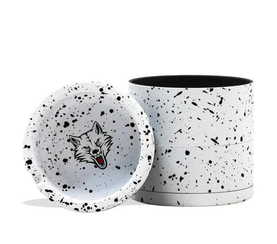 Wulf 4pc Bevel Grinder White & Black Spatter