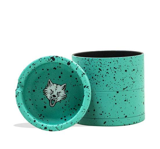 Wulf 4pc Bevel Grinder Teal & Black Spatter