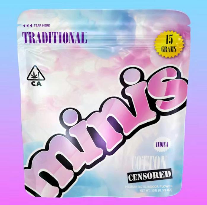 Traditional Minis Cotton Censored Indica 15g