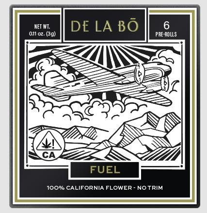 De La Bo Blood Orange Kush Indica Preroll 6pk 3g