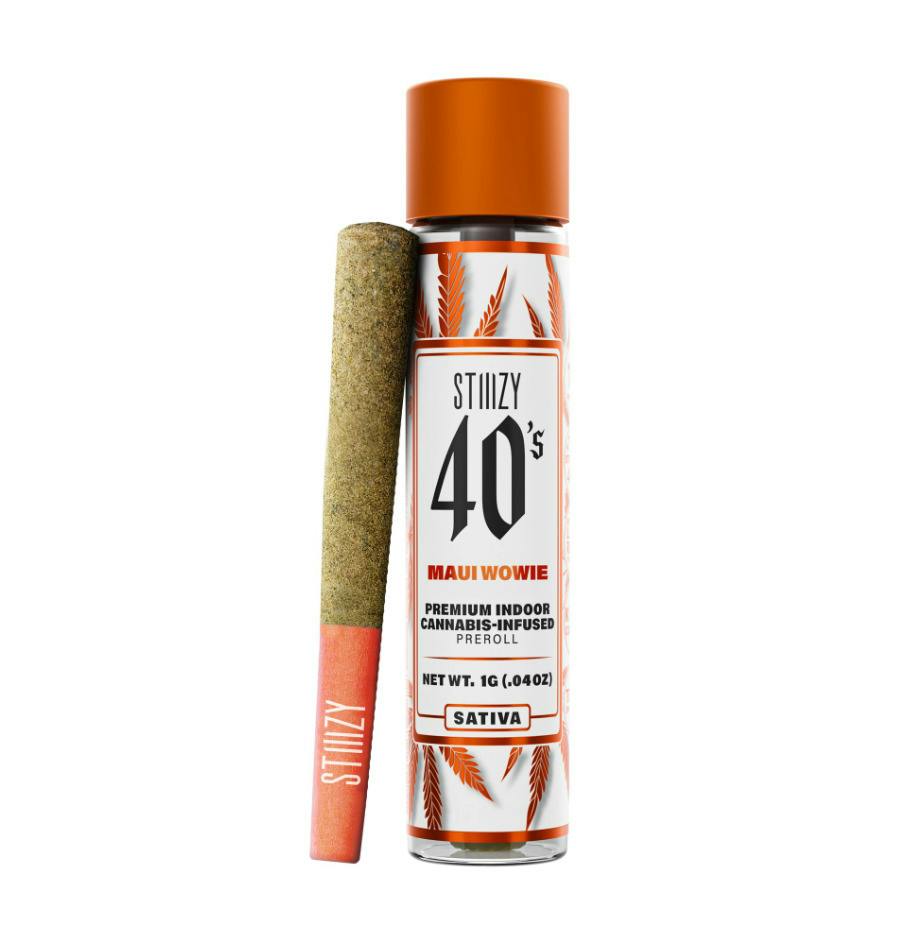 Stiiizy 40s Maui Wowie Sativa Infused Preroll 1g