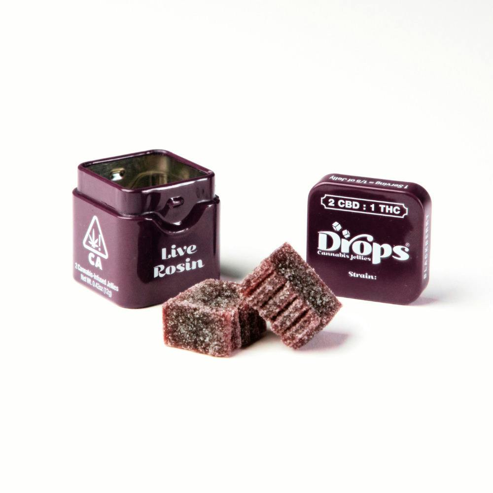 Blackberry 1:2 THC:CBD | 100mg 2-Pack at Torrey Holistics