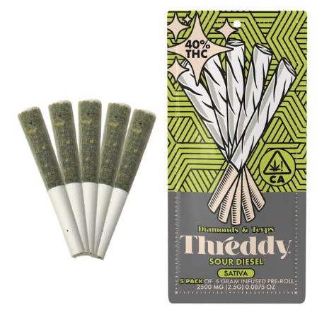 Sour Diesel: Sour Diesel Infused 5pk