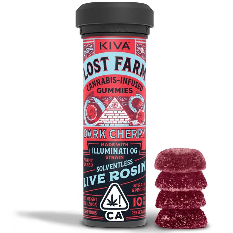 Kiva Confections — Lost Farm Dark Cherry Illuminati OG