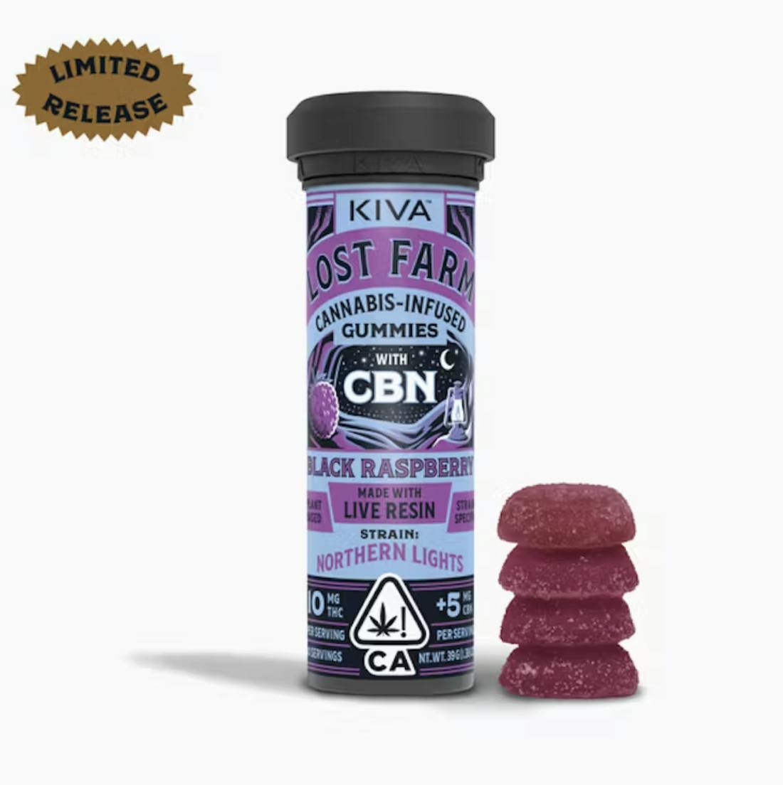 Kiva Confections — Lost Farm Black Raspberry X Northern Lights