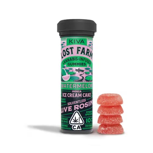 Kiva Confections — Lost Farm Watermelon X Ice Cream Cake
