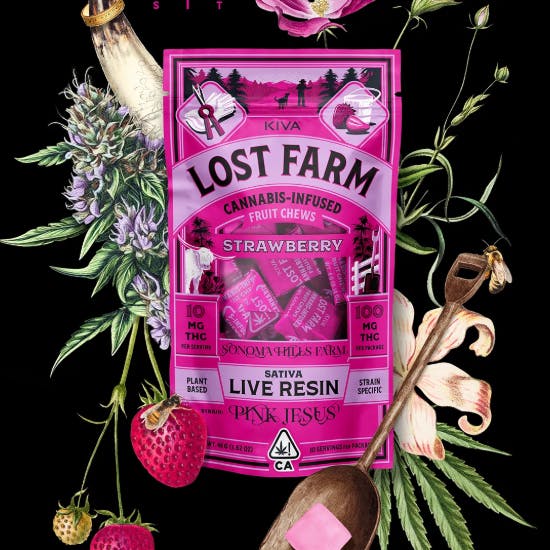 Kiva Confections: Strawberry X Pink Jesus Chews
