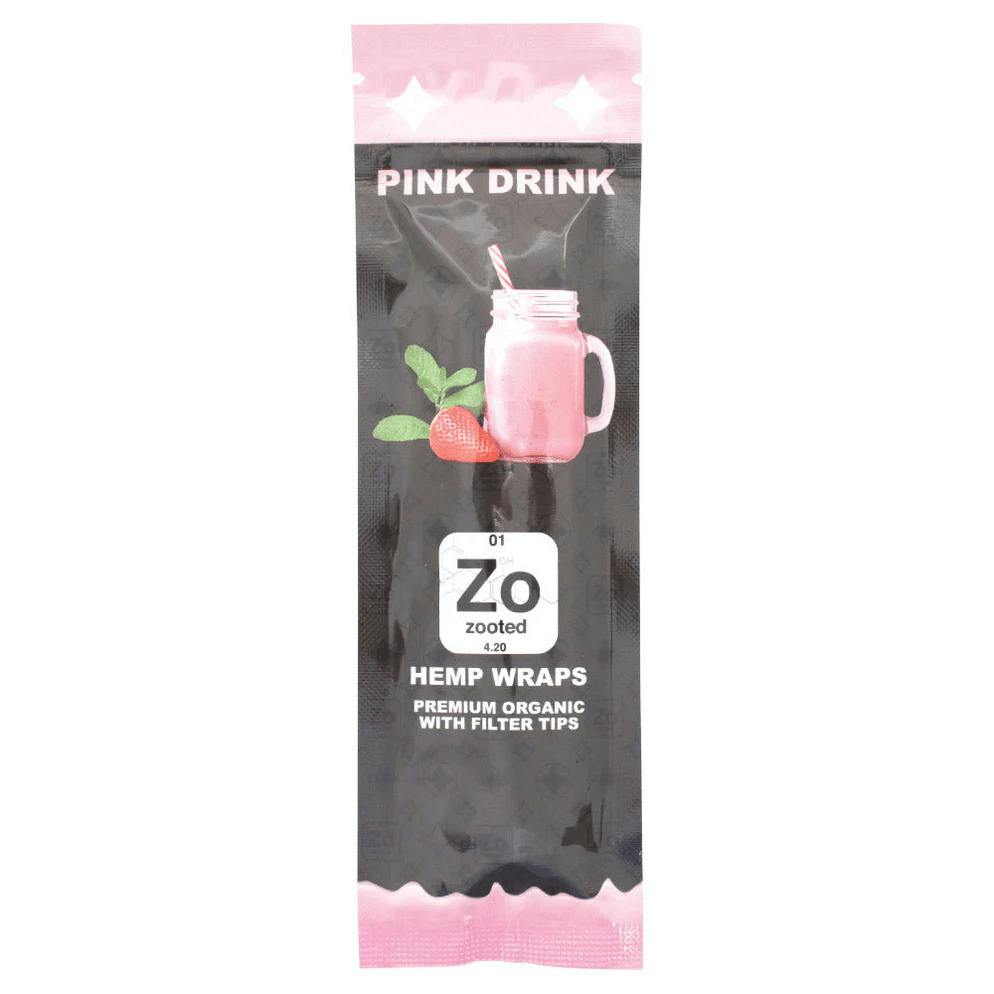 Zooted Hemp Wraps Pink Drink 2pk