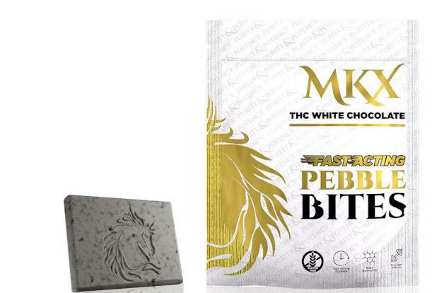 MKX | White Chocolate Pebble Bites | 200mg