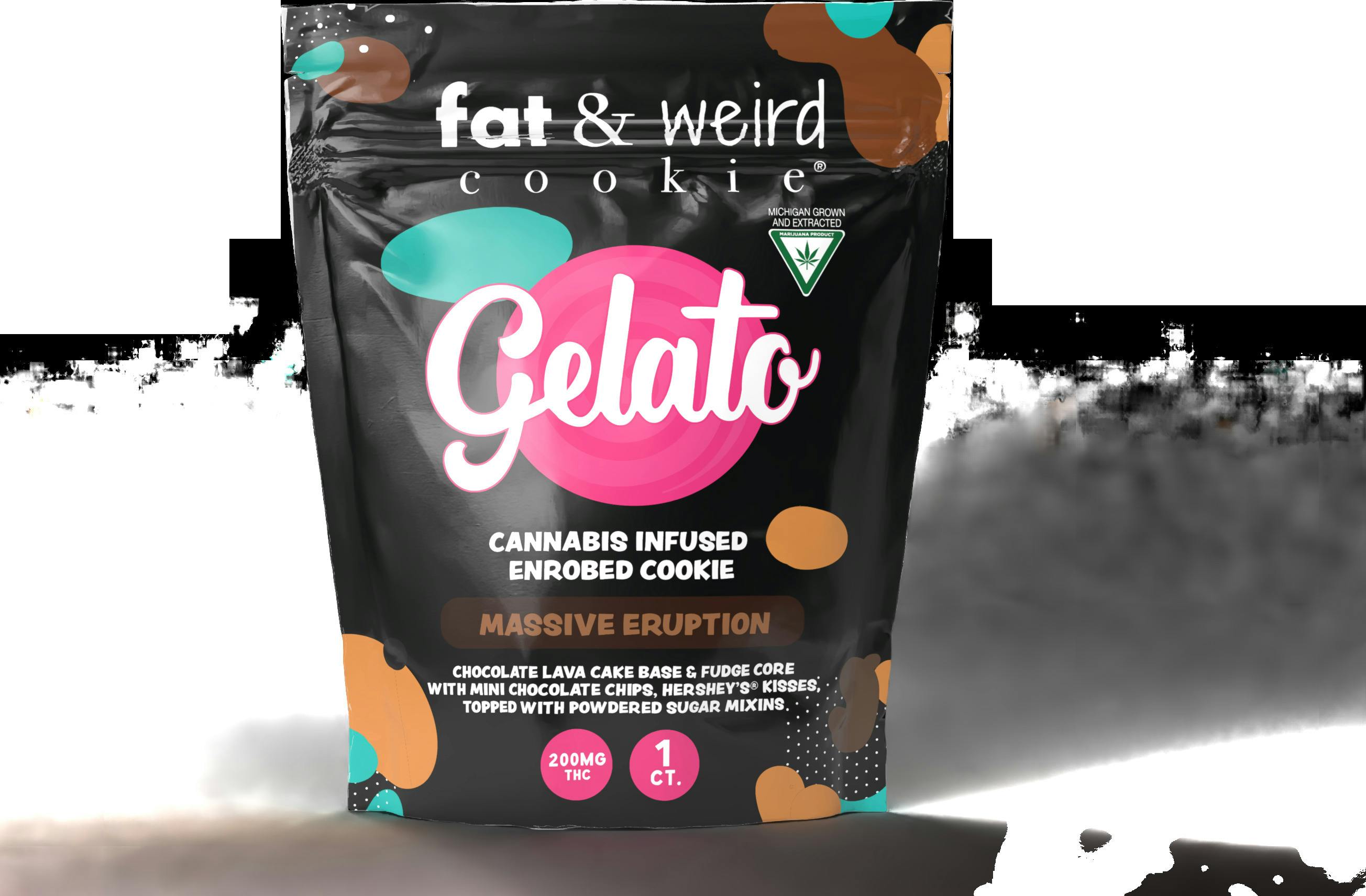 Gelato x Fat and Weird | Massive Eruption | 200mg Cookie