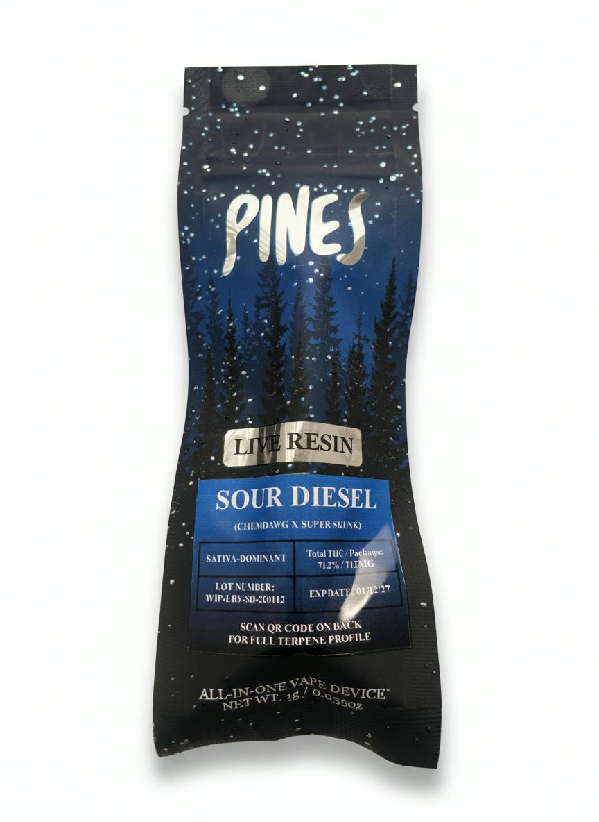 Pines - Sour Diesel Live Resin AIO - 1 g