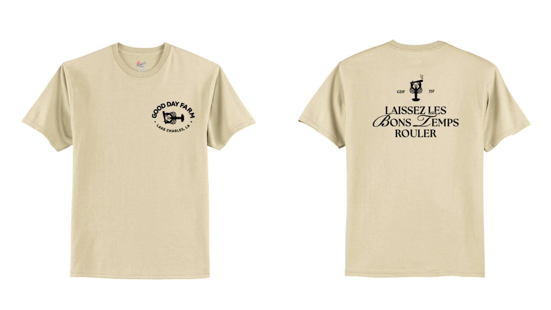 GDF: Apparel | FRENCH Let Good Times Roll T-Shirt | Sand | L