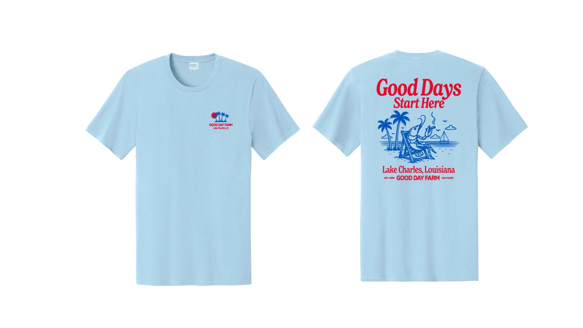 GDF: Apparel | Lake Charles Summer Tee | Blue | 3XL