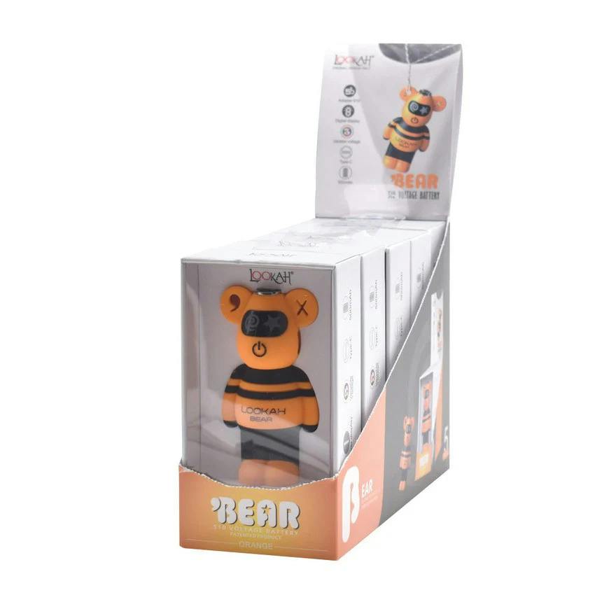 Orange Lookah Bear Vape Battery
