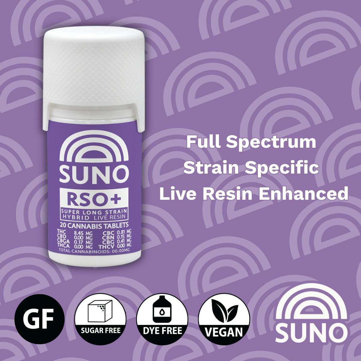 SUNO Tablets RSO + Platinum Valley