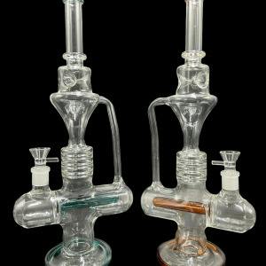 CURVED TRIPLE CHAMBER WATER PIPE