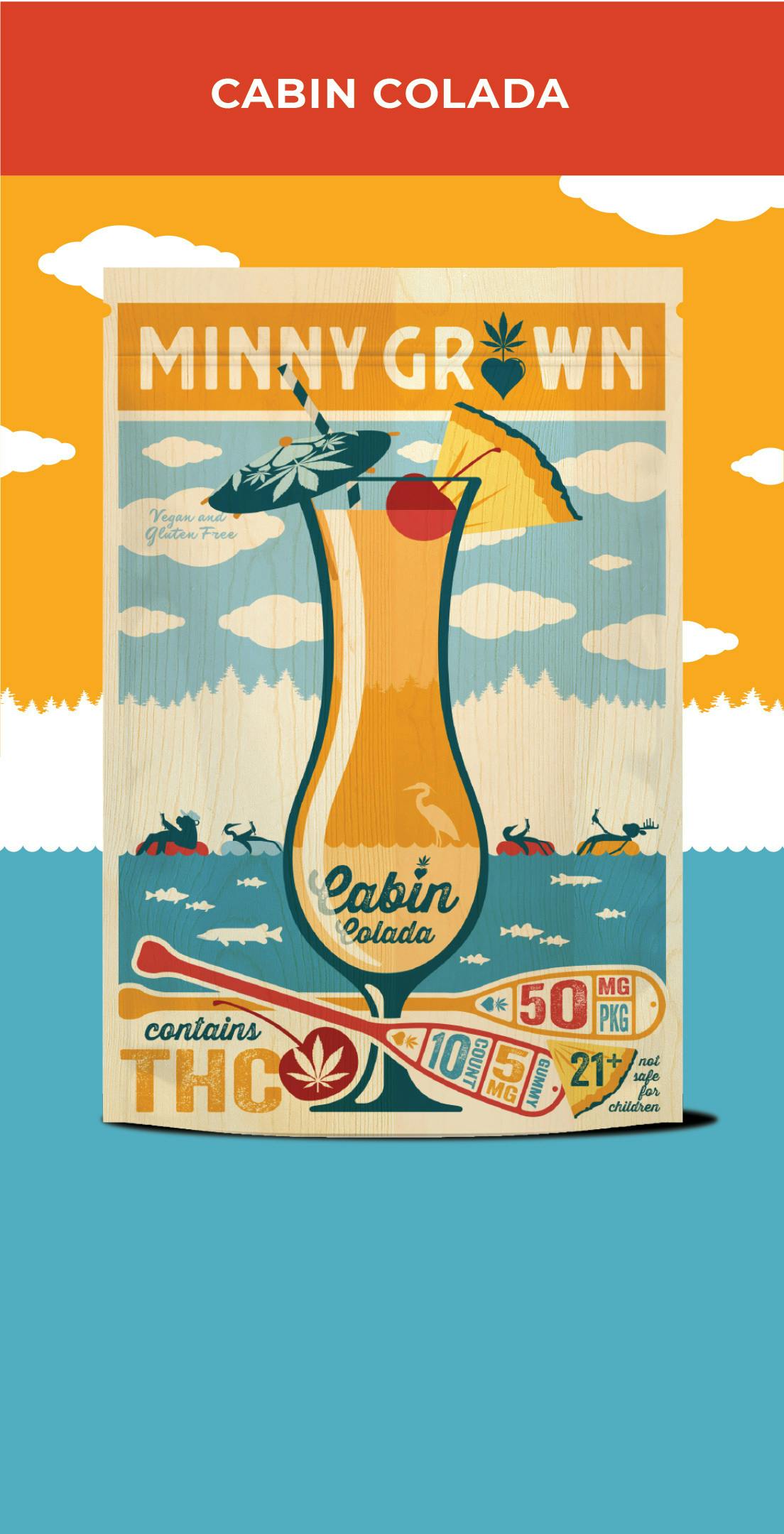Minny Grown-Minny Grown Cabin Colada Gummies