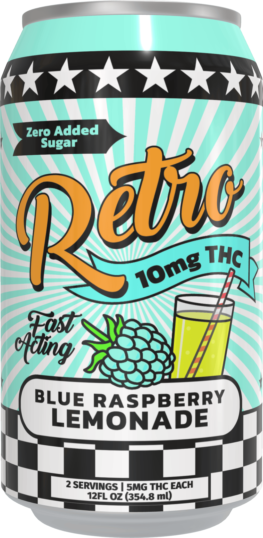 Retro Bakery-Retro Bakery Blue Raspberry Lemonade 10mg THC at The Stash & Co.