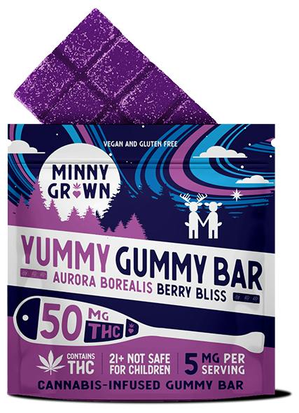 Minny Grown-Minny Grown - Berry Bliss Yummy Gummy Bar