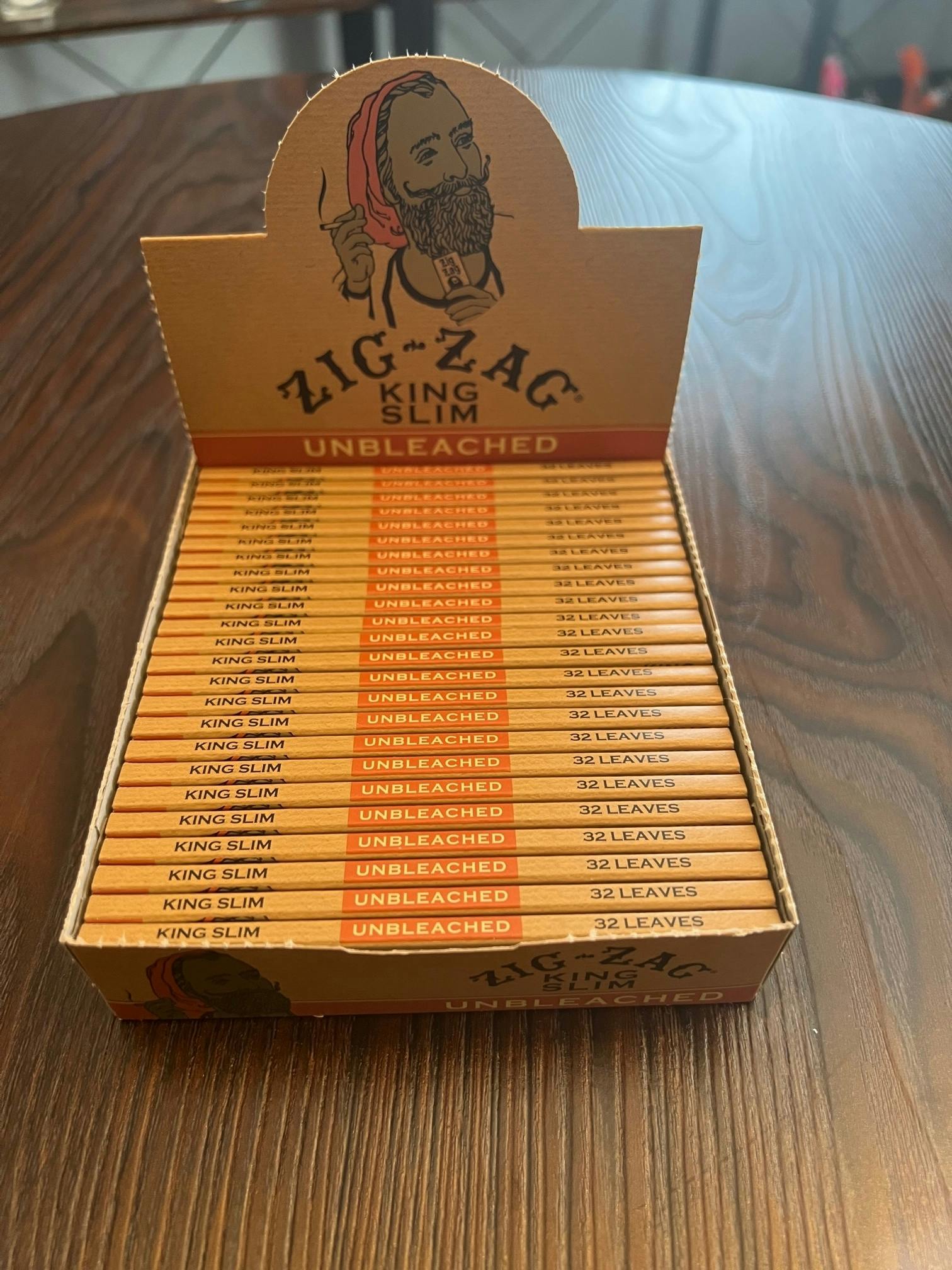 Yellowbird Wholesale-Zig Zag Unbleached King Size at The Stash & Co.