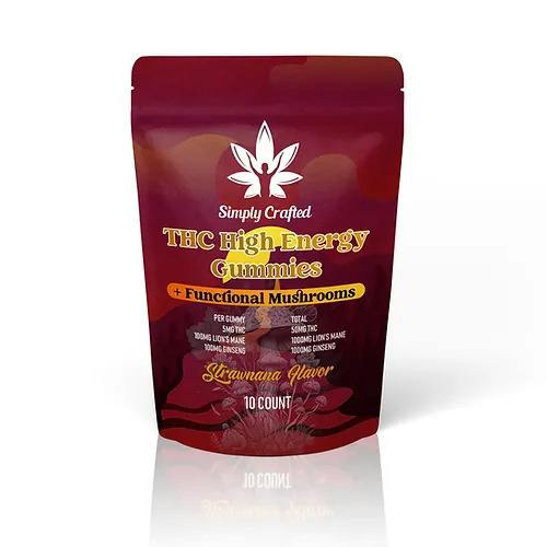 Simply Crafted-Simply Crafted High Energy Gummies 50mg THC