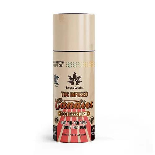 Simply Crafted-Simply Crafted Root Beer Kush Candies 50mg THC