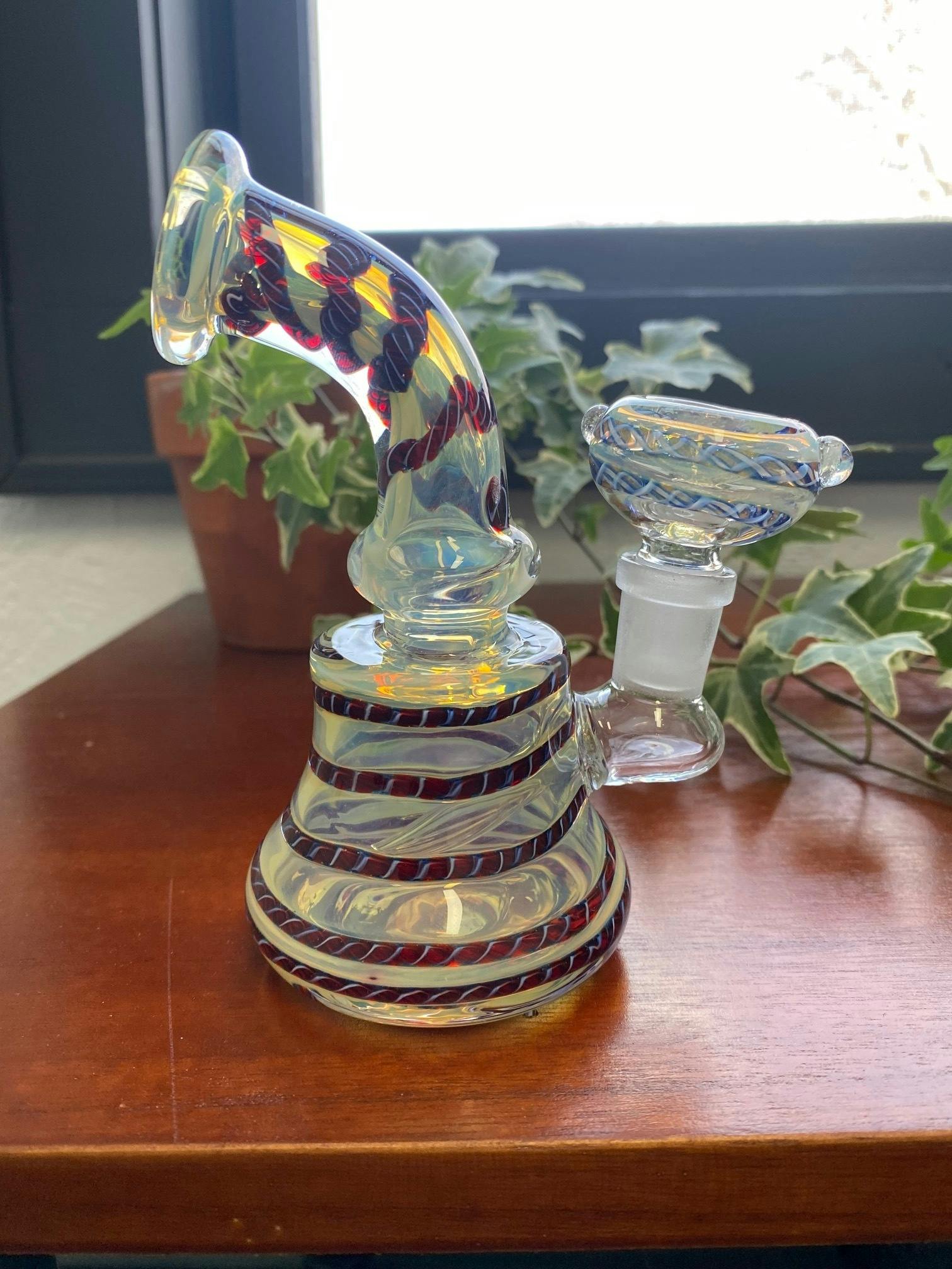 Yellow Bird Wholesale-5" Mini Fumed Rig w/ Flower Bowl