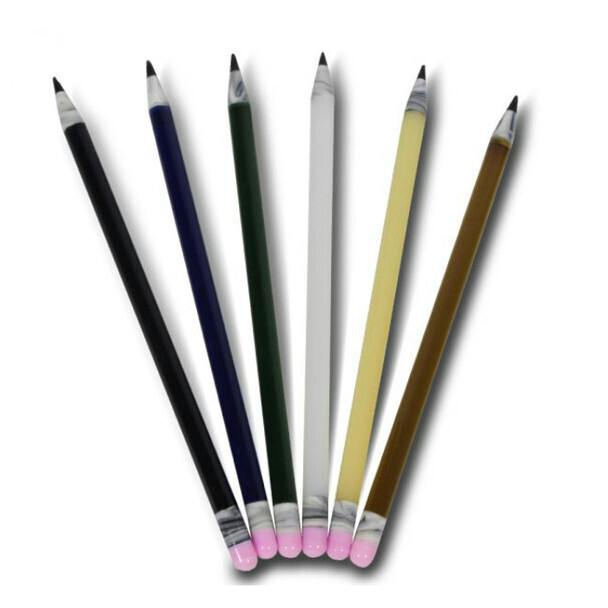 Yellow Bird Wholesale-6.5” Assorted Glass Dab Tool Pencil
