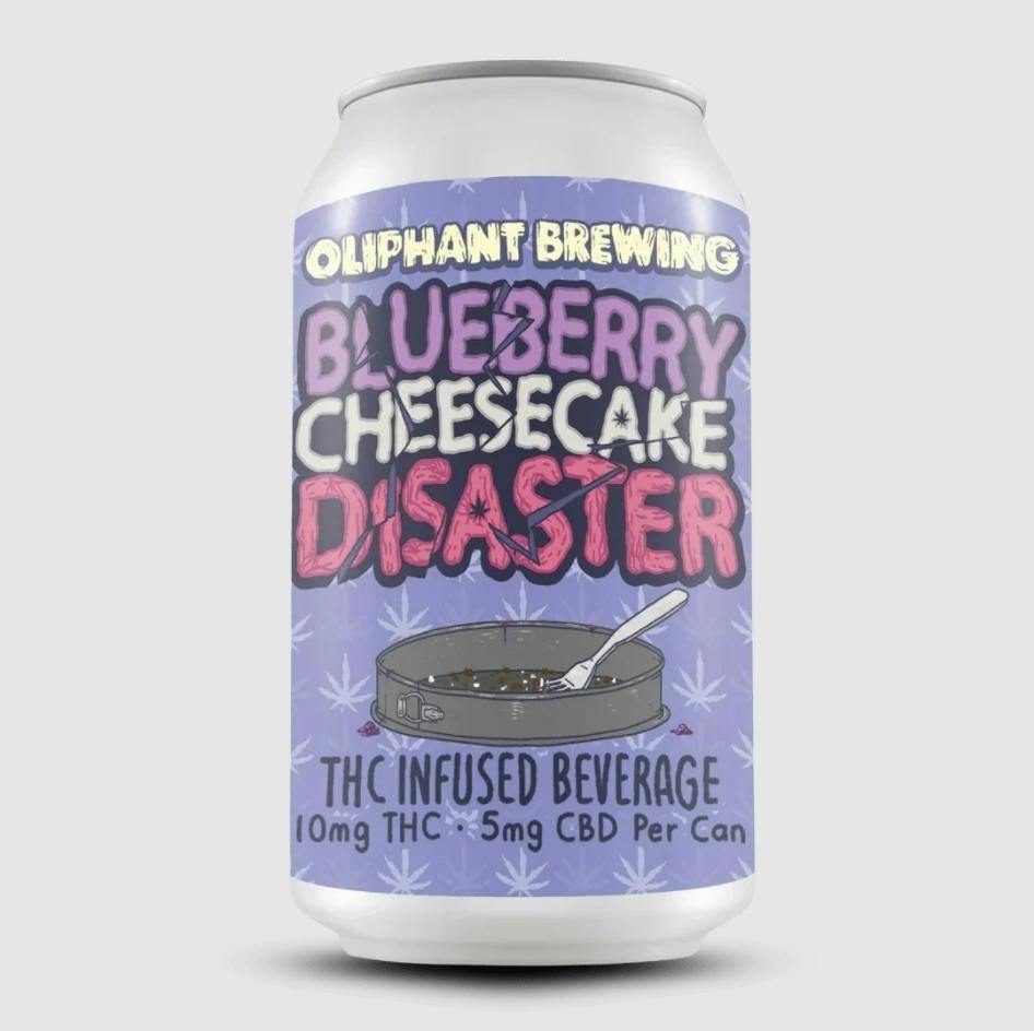 Oliphant Brewing-Oliphant Brewing - Blueberry Cheesecake Disaster 10mg THC at The Stash & Co.