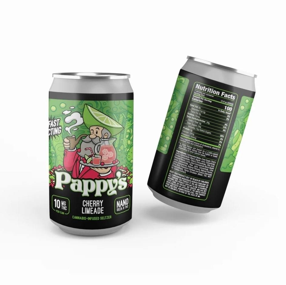 Pappy's-Pappy's Cherry Limeade 10mg THC at The Stash & Co.
