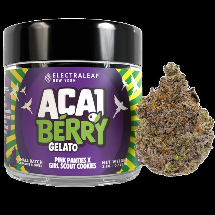 ELECTRALEAF | JAR FLOWER | ACAI BERRY GELATO | 3.5G