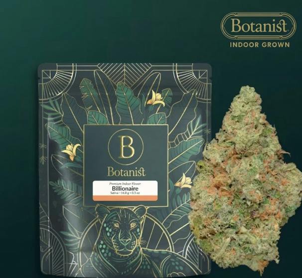 THE BOTANIST | BAG FLOWER | BILLIONAIRE | 3.5G | at The Cannabis Depot