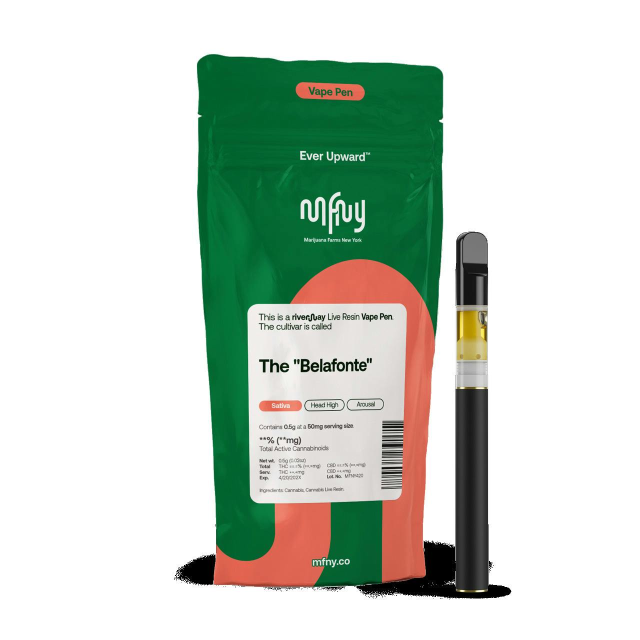 MFNY | LIVE RESIN AIO VAPE | THE BELAFONTE | 0.5G at The Cannabis Depot