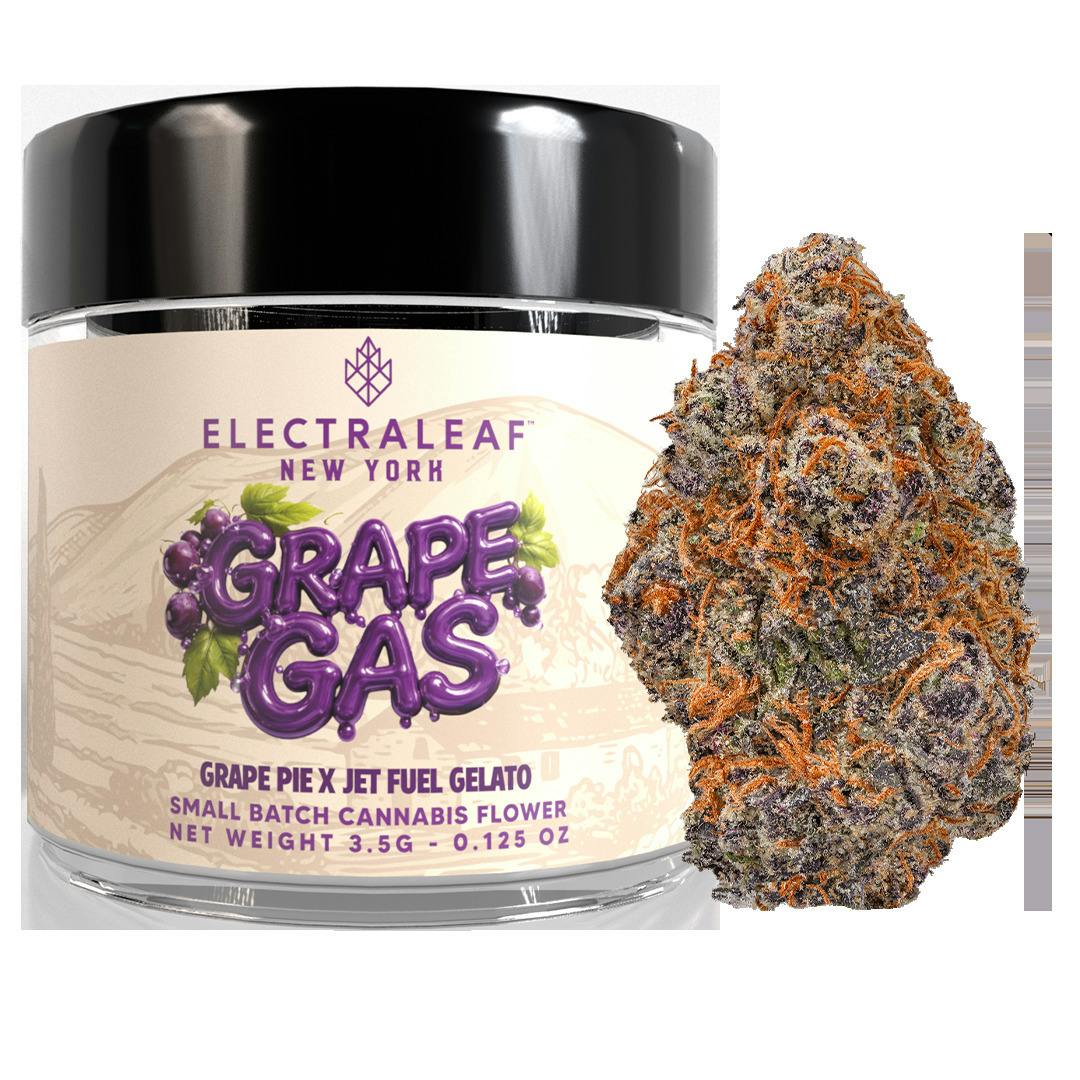 ELECTRALEAF | JAR FLOWER | GRAPE GAS | 3.5G