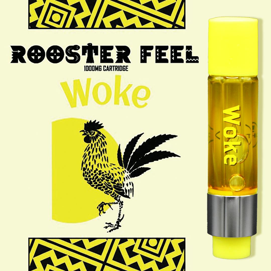 Green Rooster Feel Woke Cartridge (1000mg)(MED)