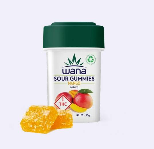 WANA - MANGO - GUMMIES - [100MG THC] - 10PK - SATIVA